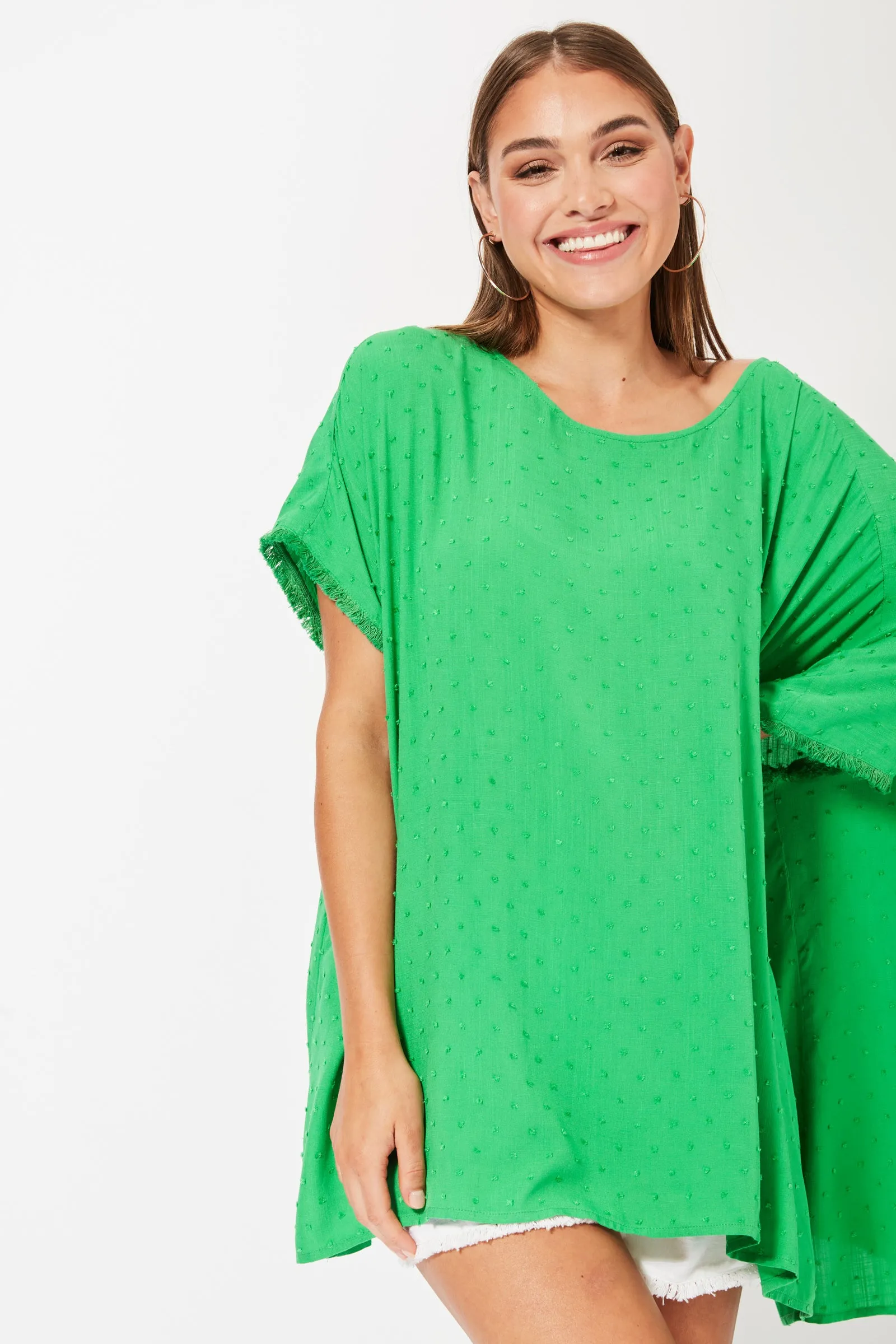 Zanzibar Asymmetric top in Key Lime by Haven