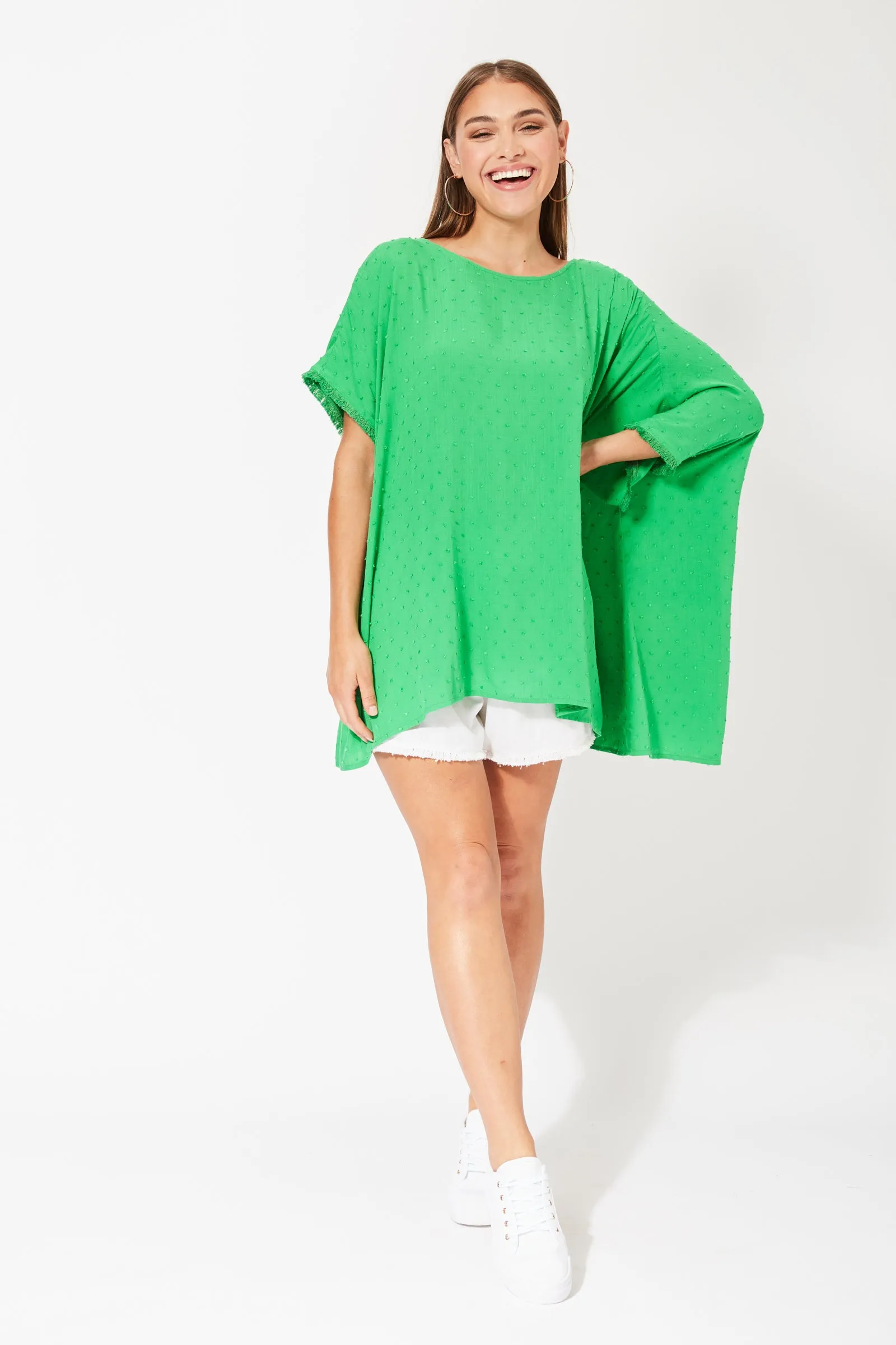 Zanzibar Asymmetric top in Key Lime by Haven