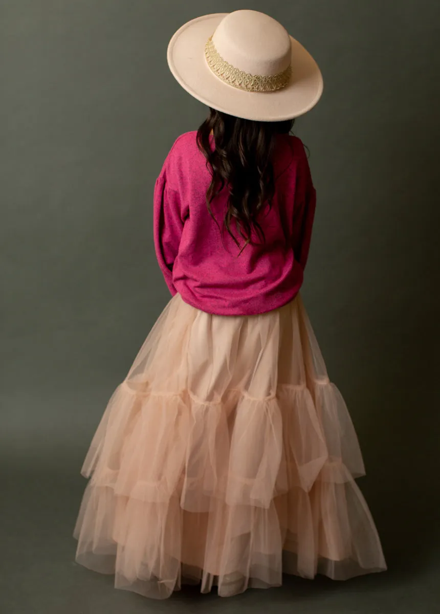 Zenni Skirt in Blush