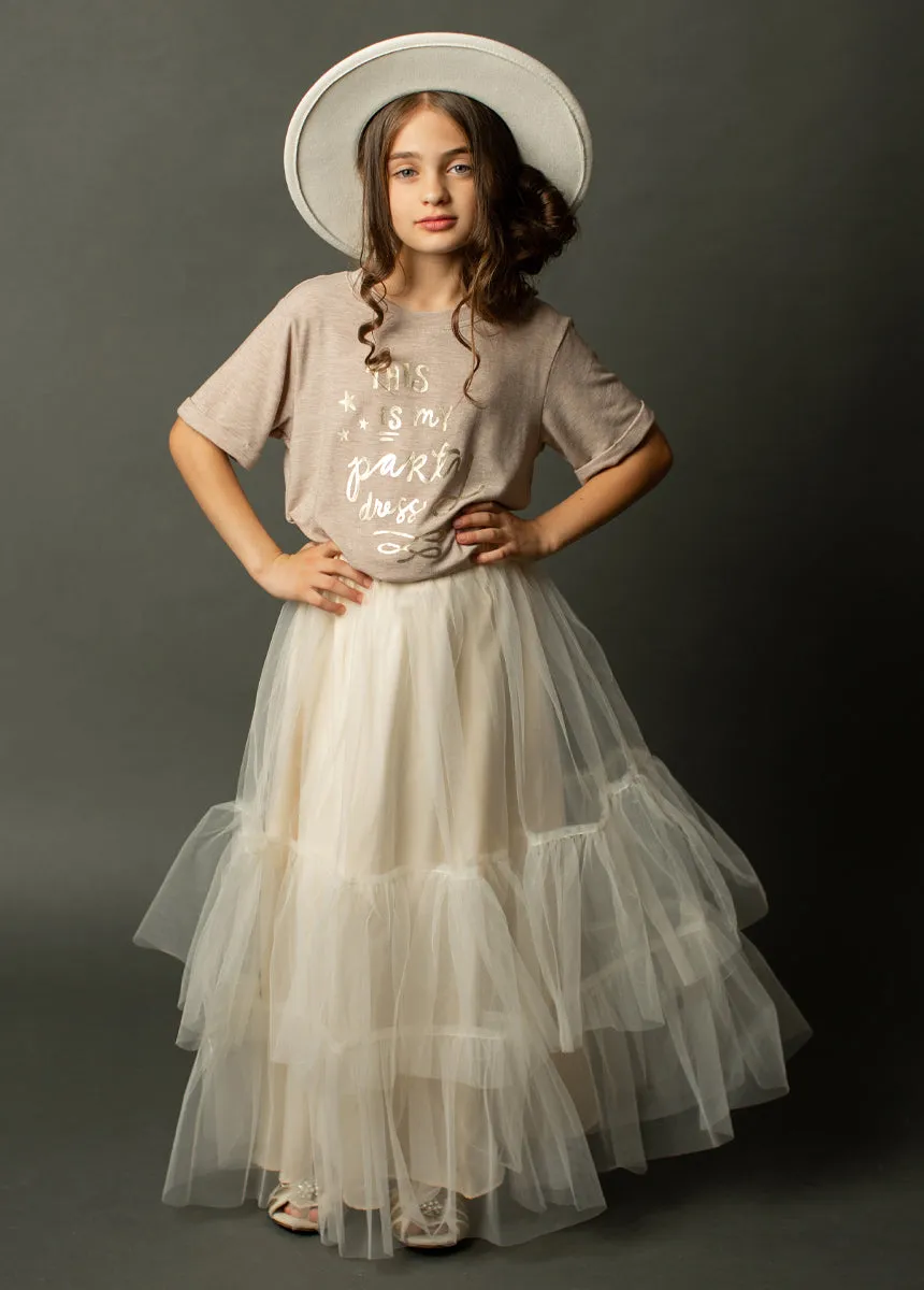 Zenni Skirt in Cream
