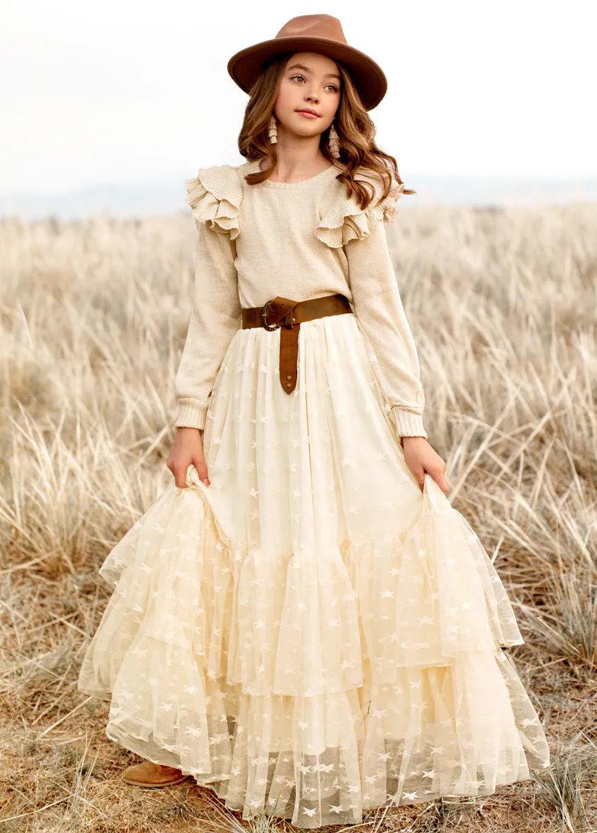 Zenni Skirt in Cream