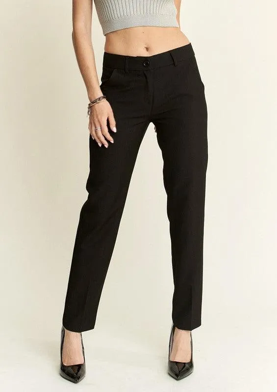 Zipper Skinny 2 Pockets Pants